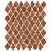 Slate Harlequin Mosaic Tile Accent in Copper Slate