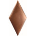Metal Harlequin Tile Accent in Copper