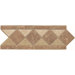 Midori Border Tile Accent in Multi-color