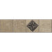 Soho Listello Tile Accent in Seagrass / Pewter