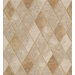 Soho Rhomboid Tile Accent in Gascogne Beige / Walnut