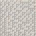 Mixed Up 5/8" x 5/8" Mosaic Stone Accent Tile in Snow Peak