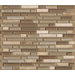 Mixed Up 12" x 12" Random Linear Mosaic Stone Accent Tile in Canyon