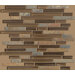 Mixed Up 12" x 12" Random Linear Mosaic Slate Accent Tile in Piedmont