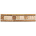 Raised 2" x 12" Listello Tile Accent in Dark