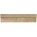 Tumbled Marble Chair Rail Tile Trim in Noce
