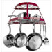 2 Shelf Wall Mount Pot Rack