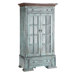 Painted Treasures 2 Drawer Moonstone Tall Cabinet
