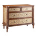 Wood Trends 4 Drawer Raised Flower Chest