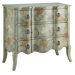 Painted Treasures 3 Drawer Leaves Accent Chest