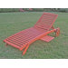 Yellow Balau Harvard Chaise Lounge