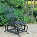 Iron Patio Single Glider