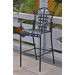 Mandalay Outdoor Iron Bar Height Patio Chair (Set of 2)