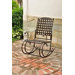 Santa Fe Wrought Iron Outdoor Patio Rocker