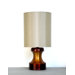 Pawn Table Lamp with Pebble Shade in Maroon and Two Tone Rust