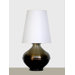 Palermo Table Lamp with White Linen Shade in Mocha Fade