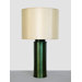 Emerald Matrix Table Lamp with Pebble Shade in Gold and Emerald