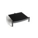Equinox Single Shelf Module with Hi Fi ARC Glass in Polished Black