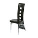 Dining Chair with Four Square Back Design