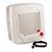 Magnetic White Four-Way Lock Cat Flap