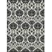 Black & White Manor Uptown Black Rug
