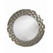 Cartier Wall Mirror in Bright Silver Leaf