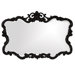 Lacquered Talida Mirror in Glossy Black