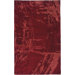 Highland Red Abstract Rug