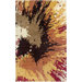 Highland Brown Abstract Rug