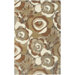 Floral Brown Rug
