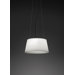 Plis Outdoor Pendant in White Lacquered
