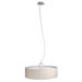 Plis 3 Light Drum Foyer Pendant