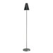 Messina Floor Lamp in Polished Steel