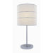 Table Lamp in Polished Steel/Silver