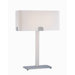 Aspasia Table Lamp in Polished Steel