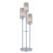 34.5" x 9"  Table Lamp in Chrome