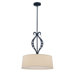 Lyre 3 Light Drum Pendant