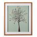 Patchwork Tree Framed Print Art - 28" X 24"
