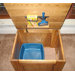 Raised Panel Litter Box Concealment Cabinet