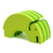 Tumbling Elephant in Lime Green