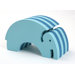 Tumbling Elephant in Turquoise