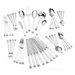 Trianon 46 Piece Dinner Flatware Set