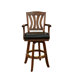 Bradbury Stool in Suede with Black Leatherette
