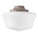 Original Schoolhouse One Light Ceiling Fan Light Kit