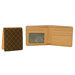 Signature Men's Wallet with Coin Section in Brown