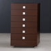 Win with Metal Handle 6 Drawer Chest