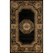 Harmony Black Floral Rug