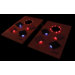 Lighted Solid Wood Bag Toss Tournament Game Set