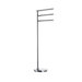 Outline Lite Triple Towel Rail with Round Base in Polished Stainless Steel