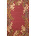 Spello Red Fern Border Rug